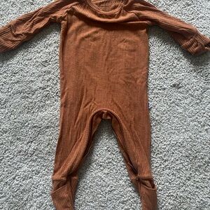 Little Sleepies Warm Brown Footie
